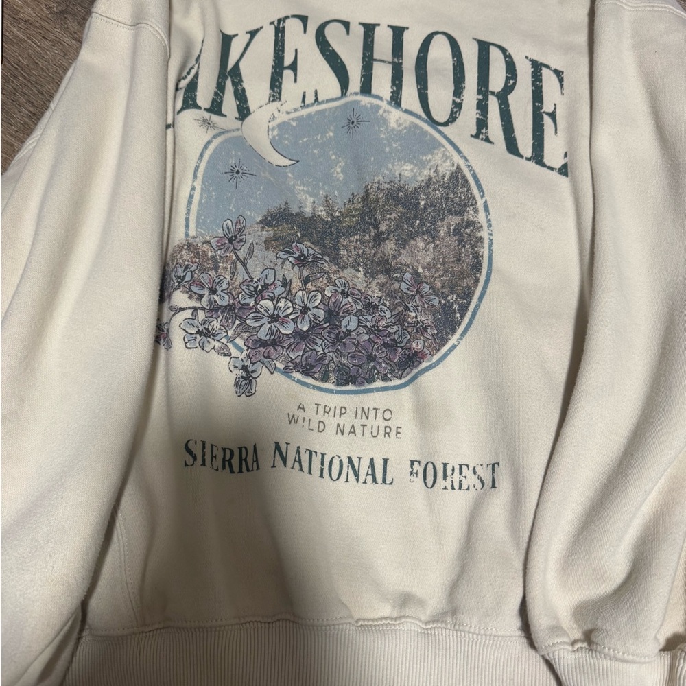Arizona Jean Company Cream Pullover Sweatshirt